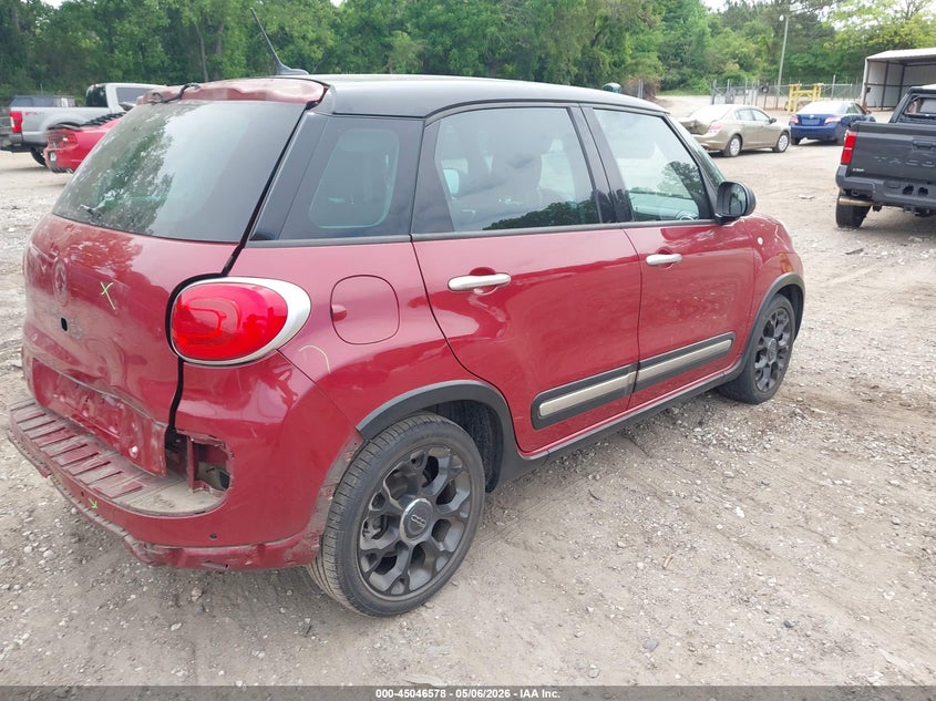 2016 Fiat 500l VIN ZFBCFADH3GZ037392 IAAI salvage auction — REAR END, Salvage (Georgia), sold $350 on 2026-07-24 (photo 4)
