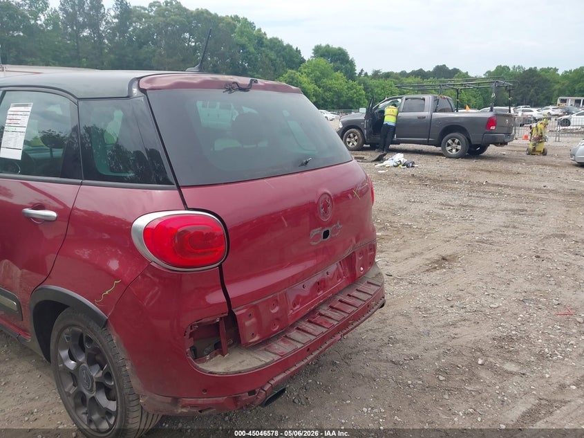 2016 Fiat 500l VIN ZFBCFADH3GZ037392 IAAI salvage auction — REAR END, Salvage (Georgia), sold $350 on 2026-07-24 (photo 6)