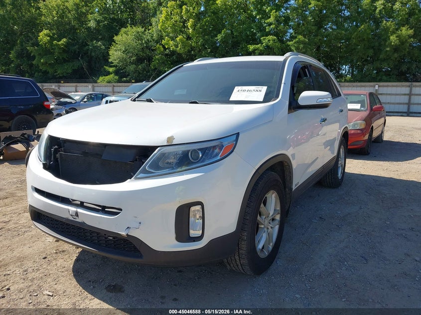 2015 Kia Sorento VIN 5XYKTDA60FG635992 IAAI salvage auction — FRONT END, Salvage (Tennessee), sold $1,350 on 2026-07-15 (photo 2)