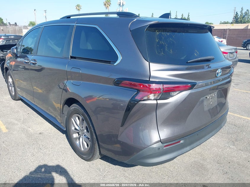 2021 Toyota Sienna VIN 5TDJRKEC7MS033380 IAAI salvage auction — FRONT END, Salvage (Arkansas), sold $13,550 on 2026-07-20 (photo 3)