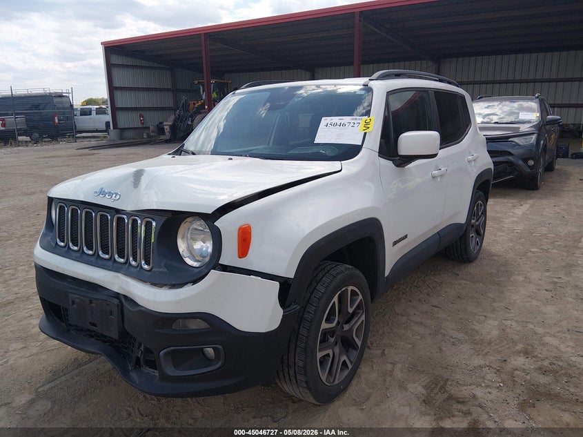 2015 Jeep Renegade VIN ZACCJBBT5FPB29660 IAAI salvage auction — FRONT END, Salvage Title, sold $1,300 on 2026-08-15 (photo 2)