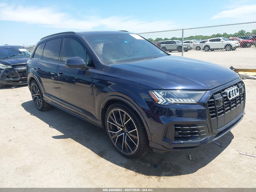 2022 Audi Q7 VIN WA1VXBF7XND008005 IAAI salvage auction — LEFT SIDE, Salvage Title, sold $17,700 on 2026-07-21 (photo 1)