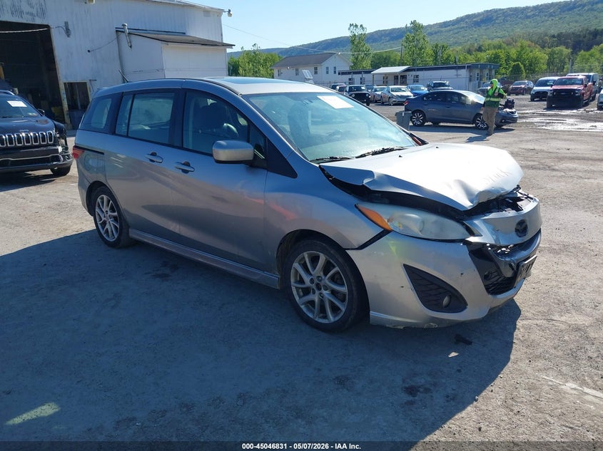 2012 Mazda 5 VIN JM1CW2DL9C0115860 IAAI salvage auction — FRONT END, Salvage (Pennsylvania), sold $250 on 2026-07-08 (photo 1)