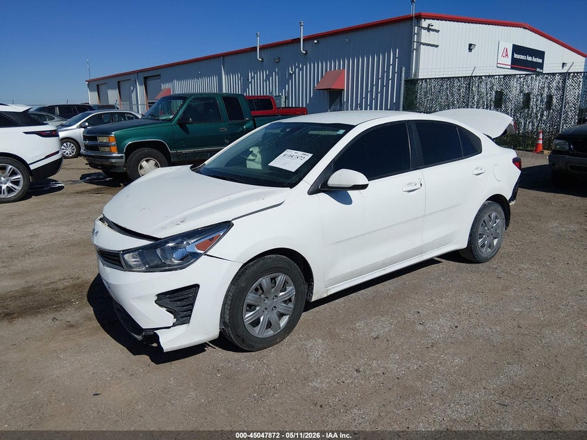 2023 Kia Rio VIN 3KPA24AD8PE537952 IAAI salvage auction — FRONT END, Salvage (Kansas), sold $825 on 2026-07-24 (photo 2)