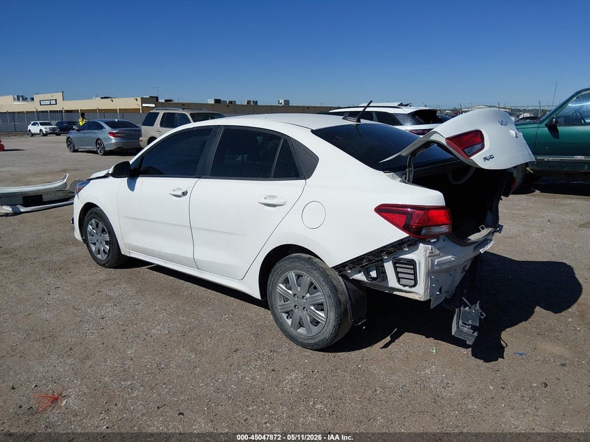 2023 Kia Rio VIN 3KPA24AD8PE537952 IAAI salvage auction — FRONT END, Salvage (Kansas), sold $825 on 2026-07-24 (photo 3)