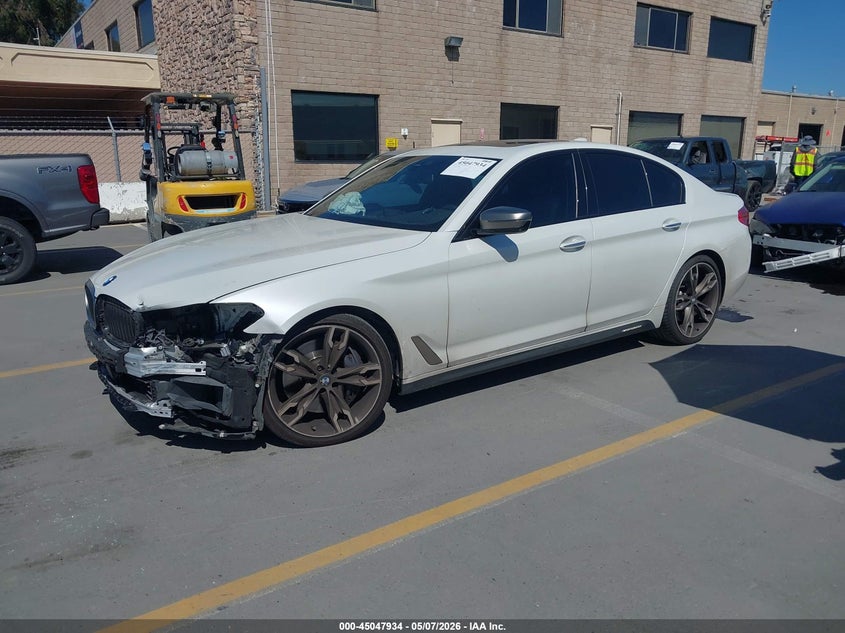 2018 BMW 5er VIN WBAJB9C56JB286983 IAAI salvage auction — FRONT END, Salvage (California), sold $12,275 on 2026-07-13 (photo 2)
