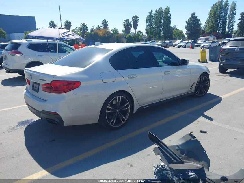 2018 BMW 5er VIN WBAJB9C56JB286983 IAAI salvage auction — FRONT END, Salvage (California), sold $12,275 on 2026-07-13 (photo 4)