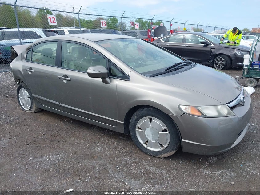 2008 Honda Civic VIN JHMFA36278S031214 IAAI salvage auction — REAR END, Salvage (Idaho), sold $375 on 2026-07-16 (photo 1)