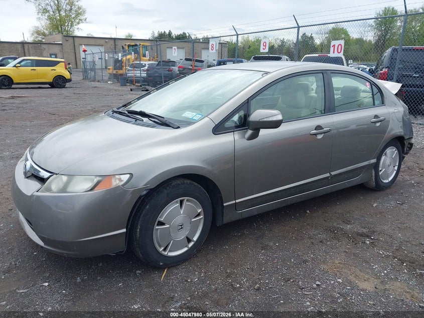 2008 Honda Civic VIN JHMFA36278S031214 IAAI salvage auction — REAR END, Salvage (Idaho), sold $375 on 2026-07-16 (photo 2)