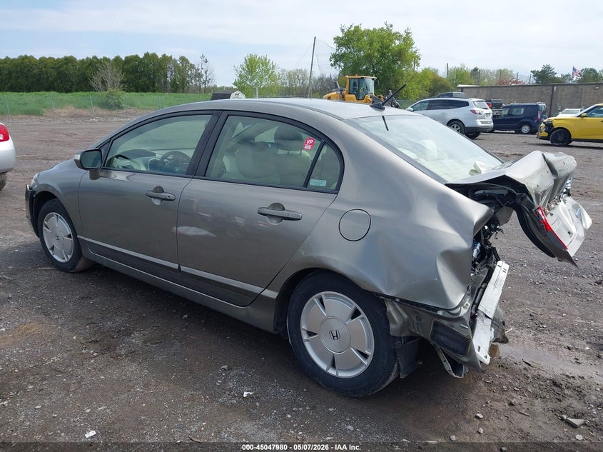 2008 Honda Civic VIN JHMFA36278S031214 IAAI salvage auction — REAR END, Salvage (Idaho), sold $375 on 2026-07-16 (photo 3)