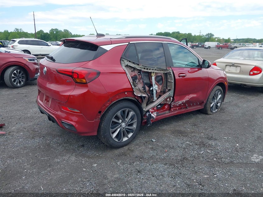 2021 Buick Encore gx VIN KL4MMDS25MB077060 IAAI salvage auction — RIGHT SIDE, Salvage - Greater Than 75% (Maryland), sold $4,050 on 2026-07-27 (photo 4)