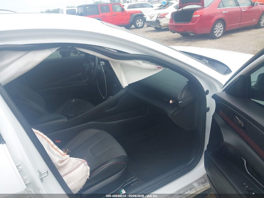 2022 Hyundai Elantra VIN KMHLR4AF8NU325505 IAAI salvage auction — RIGHT SIDE, Original (Texas), sold $6,950 on 2026-07-28 (photo 5)