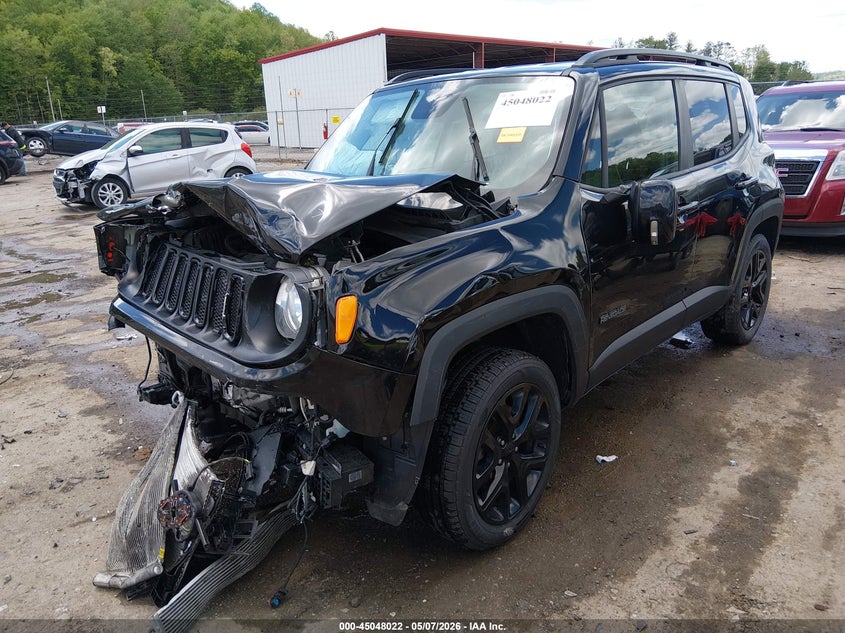 2017 Jeep Renegade VIN ZACCJBBB0HPG57164 IAAI salvage auction — FRONT END, Salvage (West Virginia), sold $575 on 2026-07-09 (photo 2)
