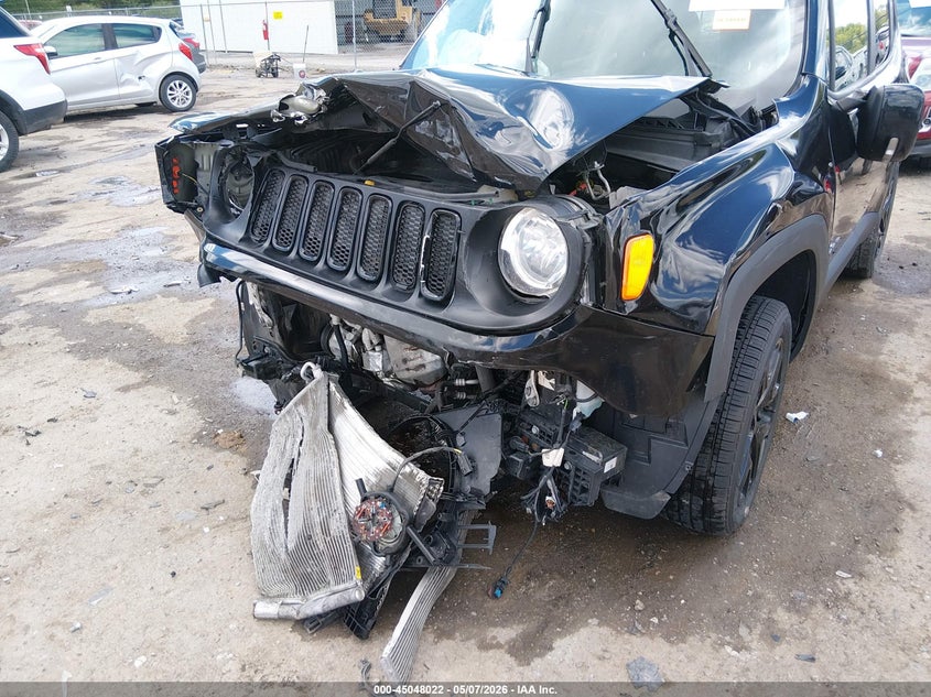 2017 Jeep Renegade VIN ZACCJBBB0HPG57164 IAAI salvage auction — FRONT END, Salvage (West Virginia), sold $575 on 2026-07-09 (photo 6)
