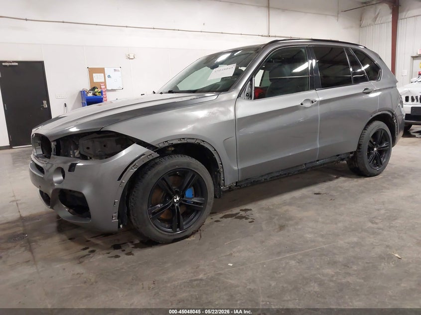 2016 BMW X5 VIN 5UXKR6C50G0J80095 IAAI salvage auction — FRONT & REAR, Salvage (Iowa), sold $3,025 on 2026-07-07 (photo 2)