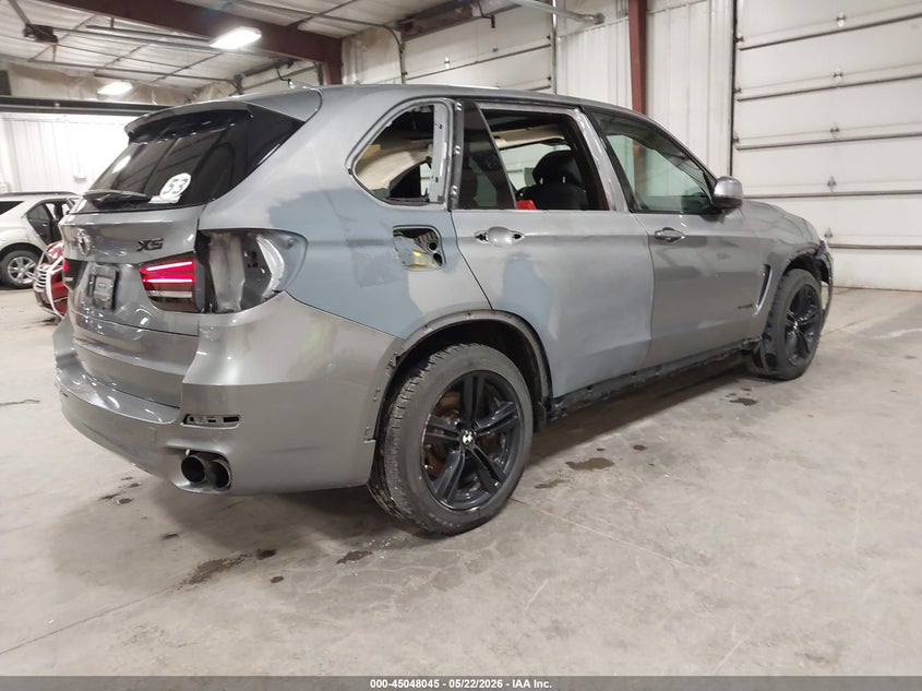 2016 BMW X5 VIN 5UXKR6C50G0J80095 IAAI salvage auction — FRONT & REAR, Salvage (Iowa), sold $3,025 on 2026-07-07 (photo 4)