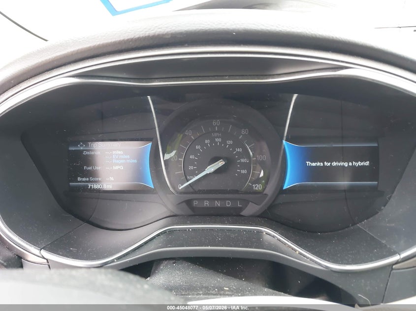 2017 Ford Fusion VIN 3FA6P0LUXHR349544 IAAI salvage auction — Front End, Clear, sold $2,925 on 2026-09-15 (photo 7)