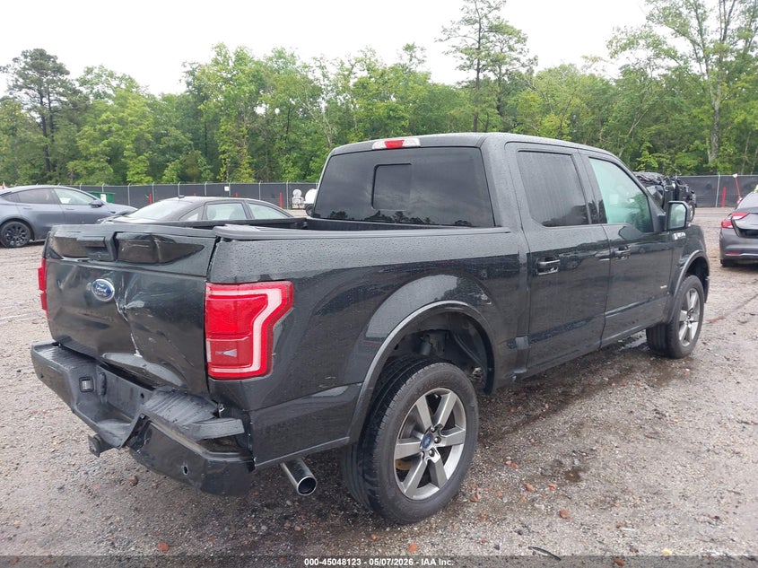 2015 Ford F-150 VIN 1FTEW1EG2FFA05285 IAAI salvage auction — REAR END, Clear (South Carolina), sold $6,600 on 2026-07-18 (photo 4)