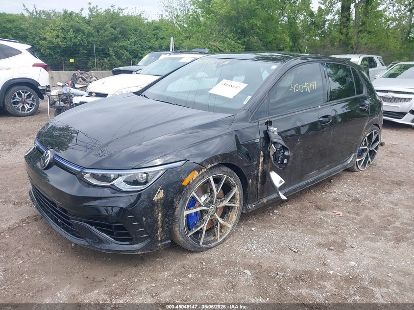 2024 Volkswagen Golf r VIN WVWEB7CD3RW146166 IAAI salvage auction — SIDE, Salvage (Indiana), sold $19,300 on 2026-07-22 (photo 2)
