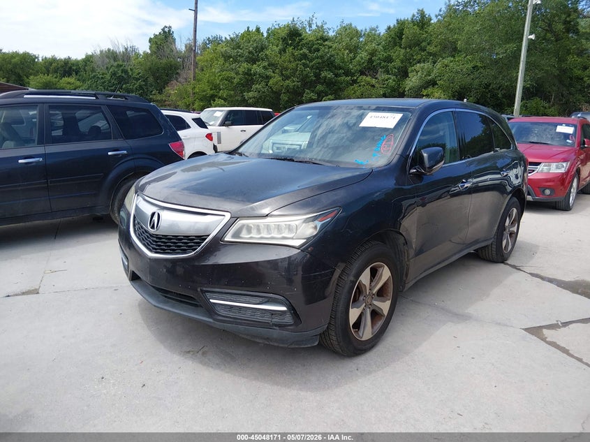 2016 Acura Mdx VIN 5FRYD4H28GB001637 IAAI salvage auction — NORMAL WEAR, Salvage (Texas), sold $3,025 on 2026-08-03 (photo 2)