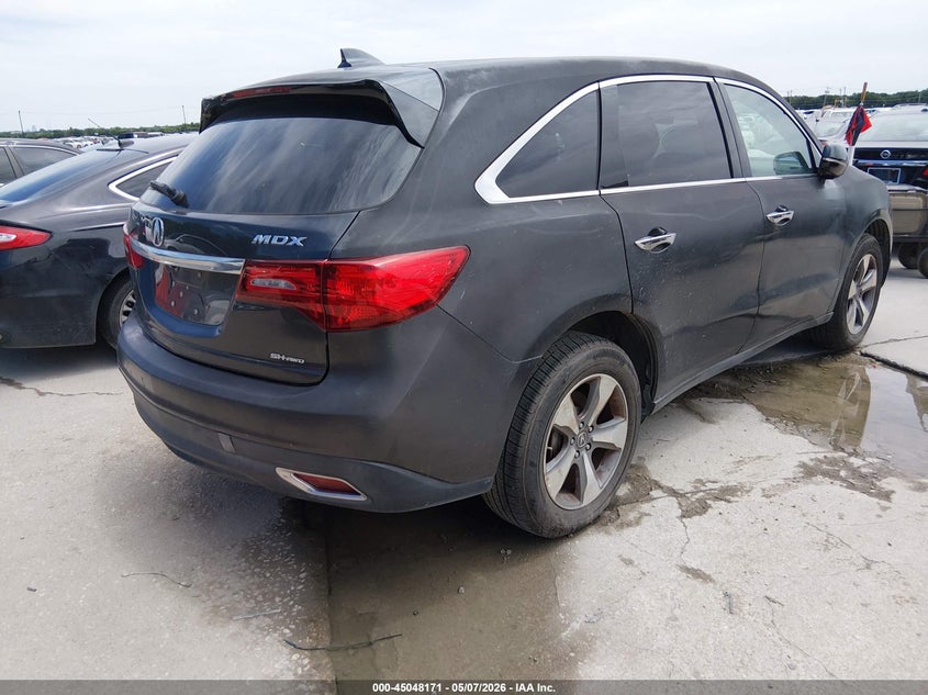 2016 Acura Mdx VIN 5FRYD4H28GB001637 IAAI salvage auction — NORMAL WEAR, Salvage (Texas), sold $3,025 on 2026-08-03 (photo 4)