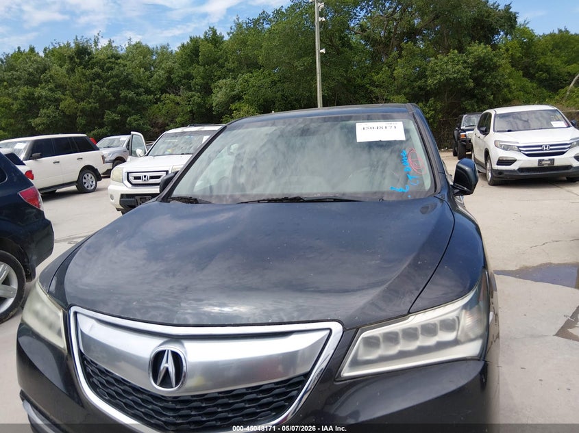 2016 Acura Mdx VIN 5FRYD4H28GB001637 IAAI salvage auction — NORMAL WEAR, Salvage (Texas), sold $3,025 on 2026-08-03 (photo 6)