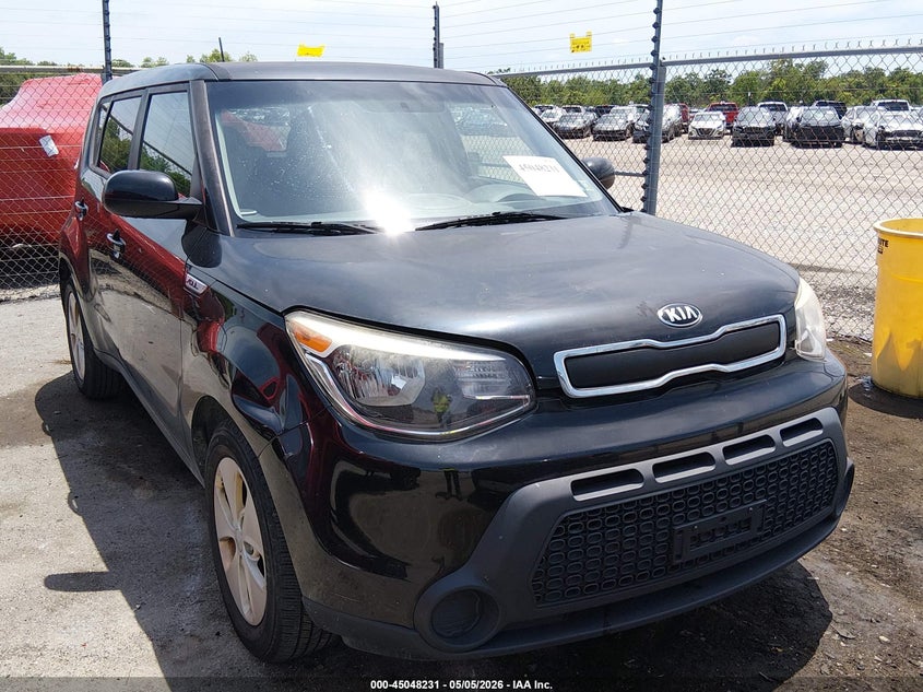 2016 Kia Soul VIN KNDJN2A26G7844112 IAAI salvage auction — NORMAL WEAR, Salvage (Texas), sold $650 on 2026-07-27 (photo 1)
