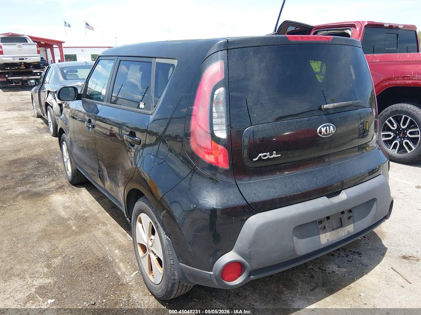 2016 Kia Soul VIN KNDJN2A26G7844112 IAAI salvage auction — NORMAL WEAR, Salvage (Texas), sold $650 on 2026-07-27 (photo 3)