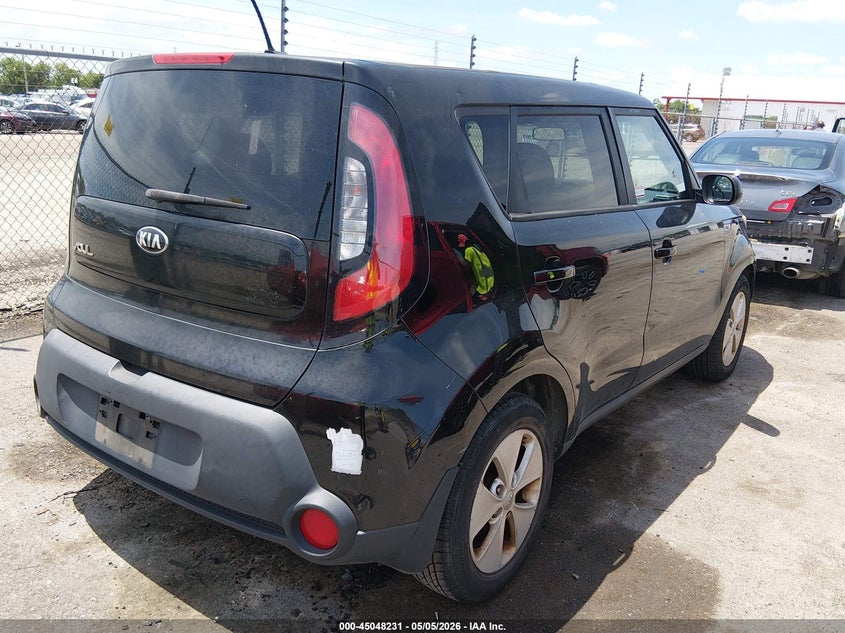2016 Kia Soul VIN KNDJN2A26G7844112 IAAI salvage auction — NORMAL WEAR, Salvage (Texas), sold $650 on 2026-07-27 (photo 4)