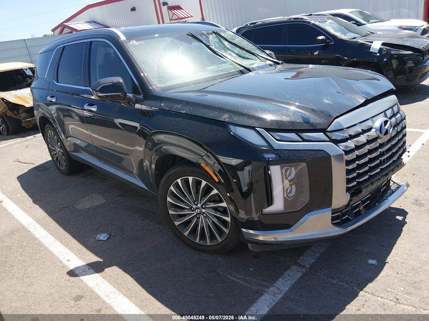 2023 Hyundai Palisade VIN KM8R74GE1PU639028 IAAI salvage auction — FRONT END, Salvage (Tennessee), sold $9,075 on 2026-07-28 (photo 1)