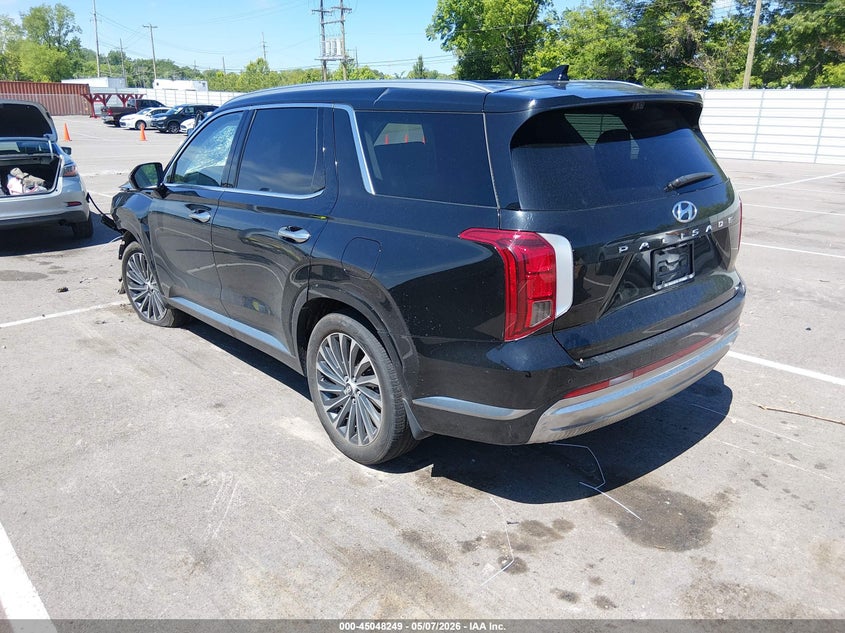 2023 Hyundai Palisade VIN KM8R74GE1PU639028 IAAI salvage auction — FRONT END, Salvage (Tennessee), sold $9,075 on 2026-07-28 (photo 3)