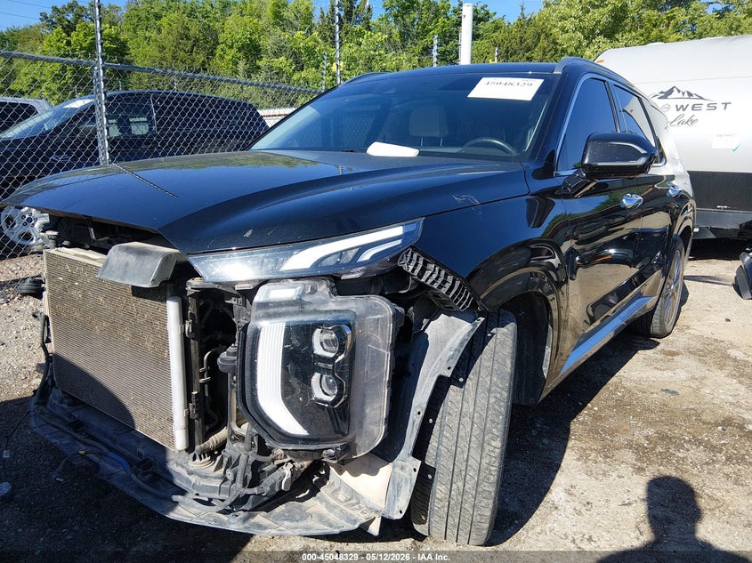 2020 Hyundai Palisade VIN KM8R5DHE0LU172053 IAAI salvage auction — FRONT END, Clear (Oklahoma), sold $4,575 on 2026-07-15 (photo 2)