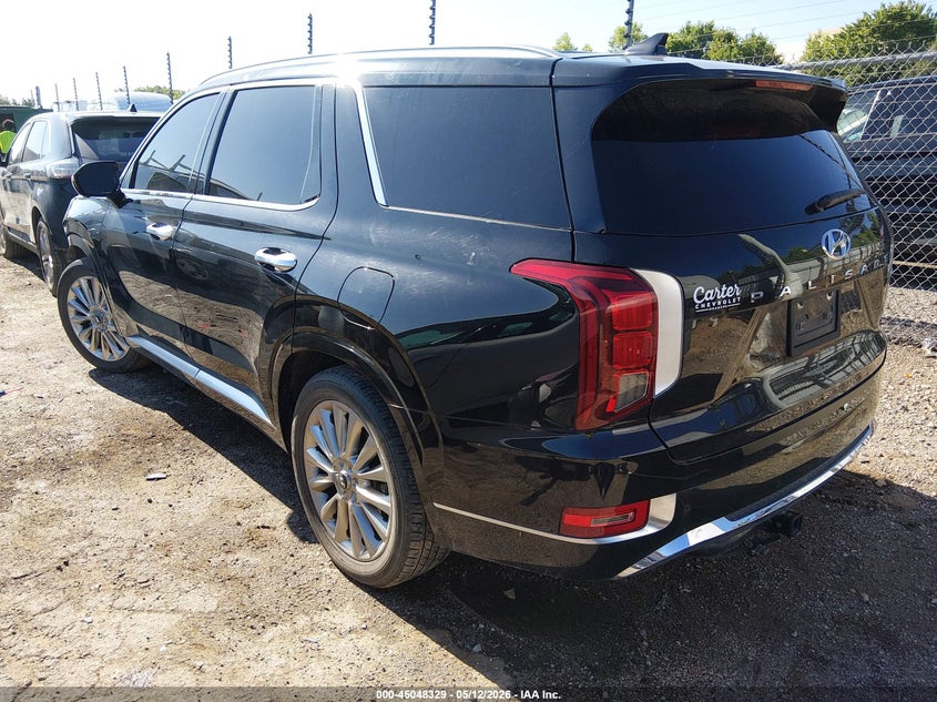 2020 Hyundai Palisade VIN KM8R5DHE0LU172053 IAAI salvage auction — FRONT END, Clear (Oklahoma), sold $4,575 on 2026-07-15 (photo 3)