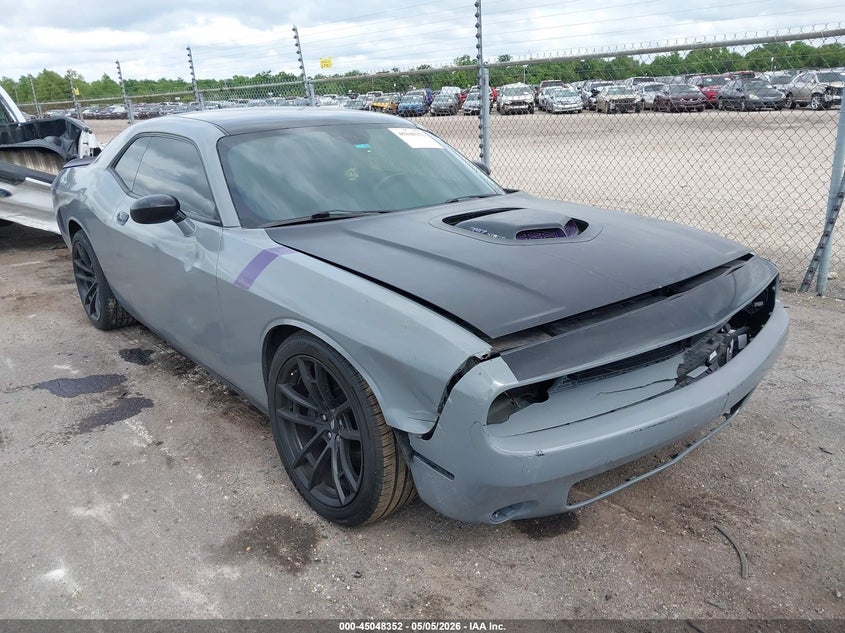 2019 Dodge Challenger VIN 2C3CDZFJXKH607032 IAAI salvage auction — FRONT END, Clear (Louisiana), sold $9,000 on 2026-07-29 (photo 1)