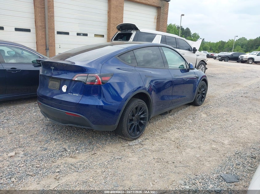 2022 Tesla Model y VIN 7SAYGDEE6NF310420 IAAI salvage auction — FRONT END, Salvage (North Carolina), sold $11,600 on 2026-07-16 (photo 4)