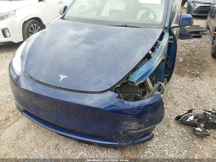 2022 Tesla Model y VIN 7SAYGDEE6NF310420 IAAI salvage auction — FRONT END, Salvage (North Carolina), sold $11,600 on 2026-07-16 (photo 6)