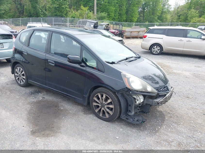 2012 Honda Fit VIN JHMGE8H59CC011854 IAAI salvage auction — FRONT END, Clear (Virginia), sold $875 on 2026-07-07 (photo 1)