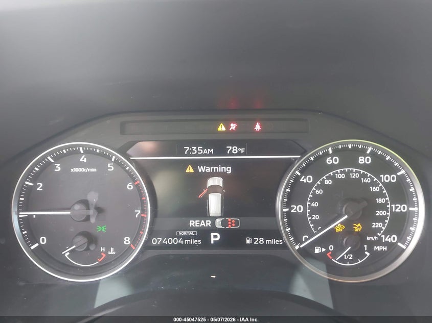 2022 Mitsubishi Outlander VIN JA4J3UA82NZ055635 IAAI salvage auction — FRONT END, Salvage (Texas), sold $5,000 on 2026-07-28 (photo 7)