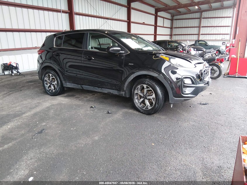 2021 Kia Sportage VIN KNDPMCACXM7892753 IAAI salvage auction — FRONT END, Mv-907A (New York), sold $5,150 on 2026-07-09 (photo 1)