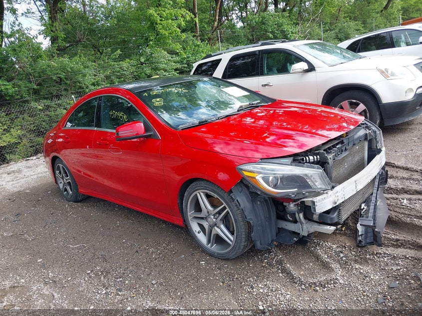 2014 Mercedes-benz Cla-klasse VIN WDDSJ4EB8EN040141 IAAI salvage auction — FRONT END, Salvage (Indiana), sold $1,325 on 2026-07-15 (photo 1)