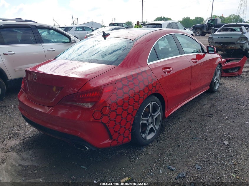2014 Mercedes-benz Cla-klasse VIN WDDSJ4EB8EN040141 IAAI salvage auction — FRONT END, Salvage (Indiana), sold $1,325 on 2026-07-15 (photo 4)