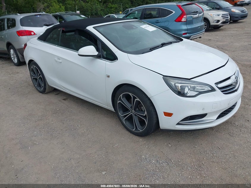 2016 Buick Cascada VIN W04WT3N5XGG036927 IAAI salvage auction — FRONT END, Salvage (Indiana), sold $3,150 on 2026-07-22 (photo 1)