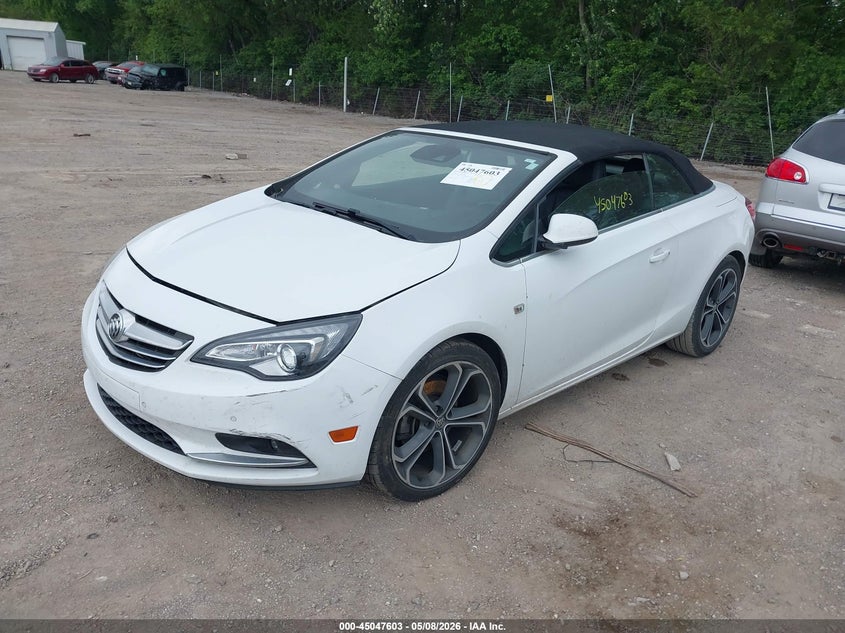 2016 Buick Cascada VIN W04WT3N5XGG036927 IAAI salvage auction — FRONT END, Salvage (Indiana), sold $3,150 on 2026-07-22 (photo 2)