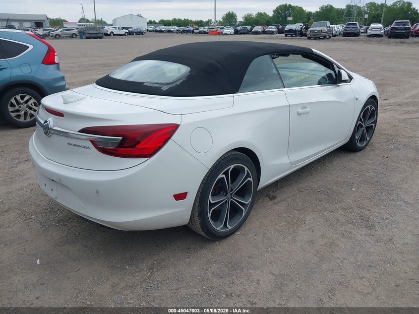 2016 Buick Cascada VIN W04WT3N5XGG036927 IAAI salvage auction — FRONT END, Salvage (Indiana), sold $3,150 on 2026-07-22 (photo 4)