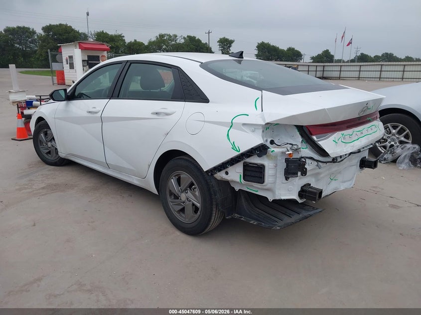 2025 Hyundai Elantra VIN KMHLL4DG3SU938553 IAAI salvage auction — REAR END, Original (Texas), sold $6,500 on 2026-07-21 (photo 3)