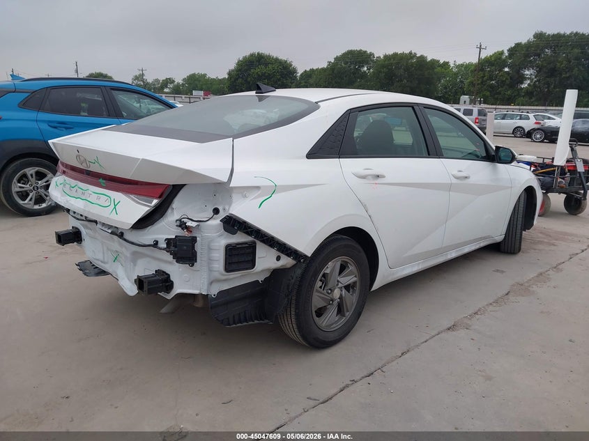 2025 Hyundai Elantra VIN KMHLL4DG3SU938553 IAAI salvage auction — REAR END, Original (Texas), sold $6,500 on 2026-07-21 (photo 4)