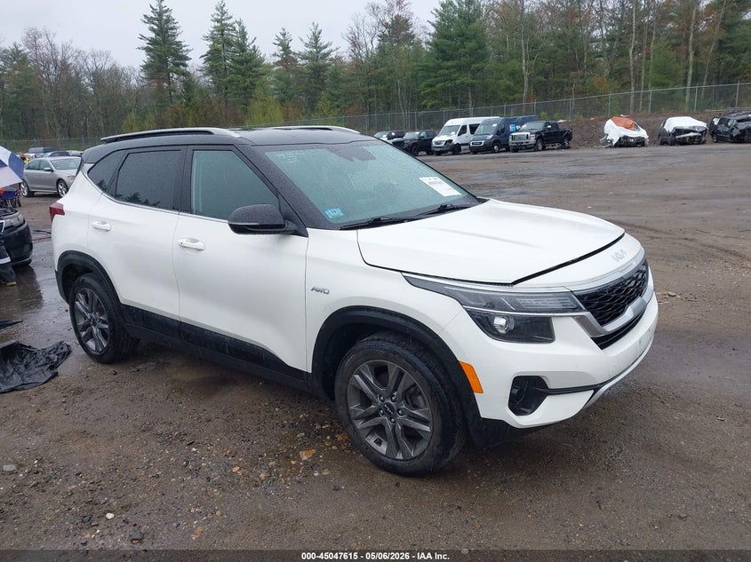 2023 Kia Seltos VIN KNDEUCAA1P7355196 IAAI salvage auction — UNDERCARRIAGE, Salvage (Massachusetts), sold $10,000 on 2026-07-10 (photo 1)