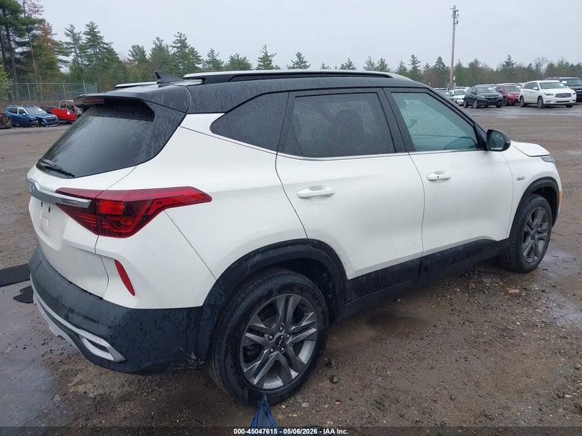 2023 Kia Seltos VIN KNDEUCAA1P7355196 IAAI salvage auction — UNDERCARRIAGE, Salvage (Massachusetts), sold $10,000 on 2026-07-10 (photo 4)