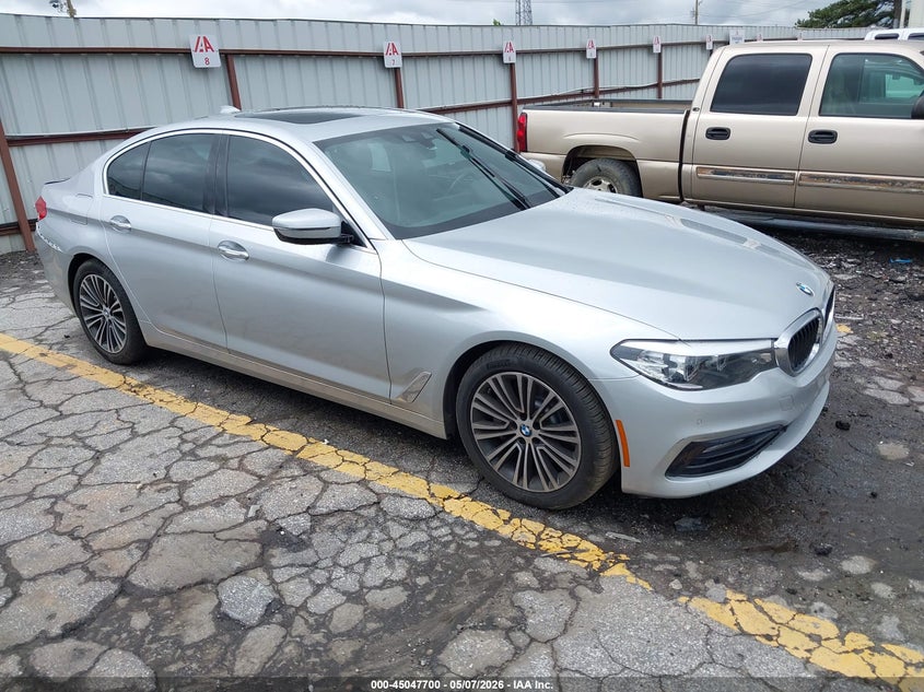 2018 BMW 5er VIN WBAJA5C51JWA35733 IAAI salvage auction — REAR END, Salvage (Georgia), sold $7,650 on 2026-07-15 (photo 1)