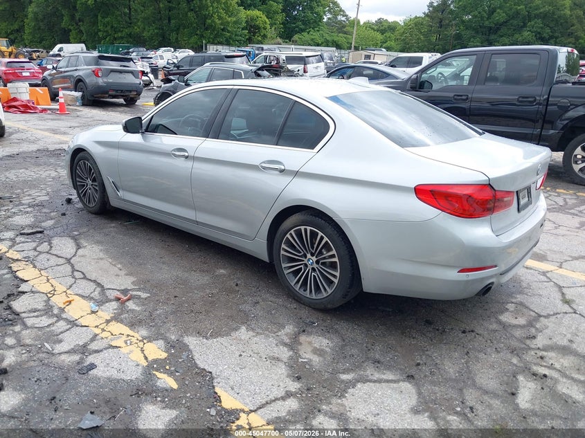2018 BMW 5er VIN WBAJA5C51JWA35733 IAAI salvage auction — REAR END, Salvage (Georgia), sold $7,650 on 2026-07-15 (photo 3)